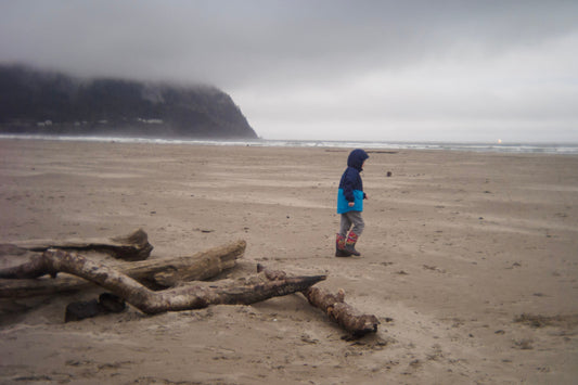 Rain Clam Sand @ Seaside, OR - 02