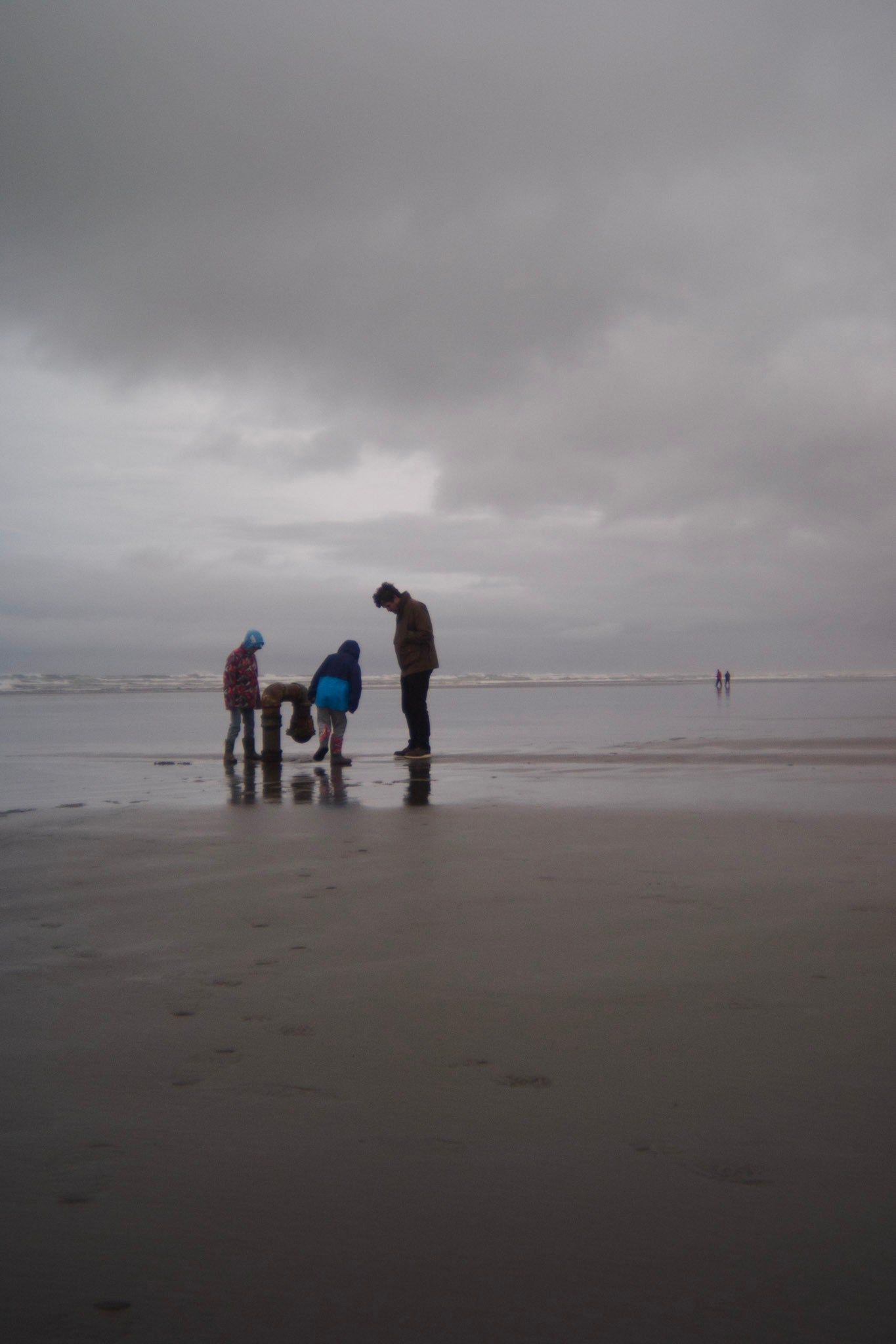 Rain Clam Sand @ Seaside, OR - 04