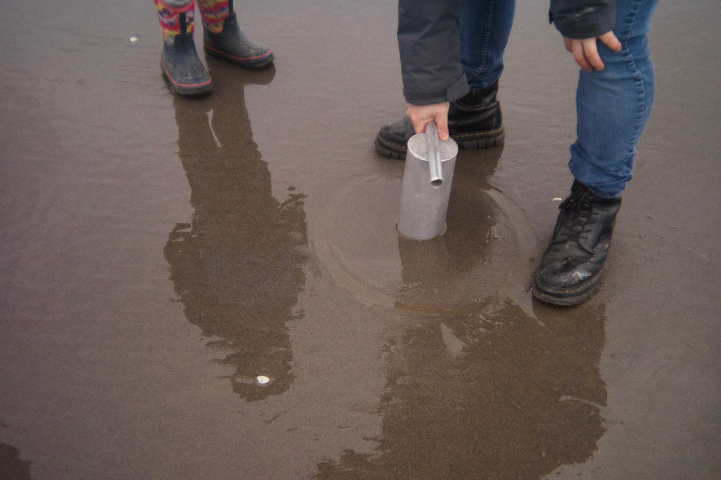 Rain Clam Sand @ Seaside, OR - 06