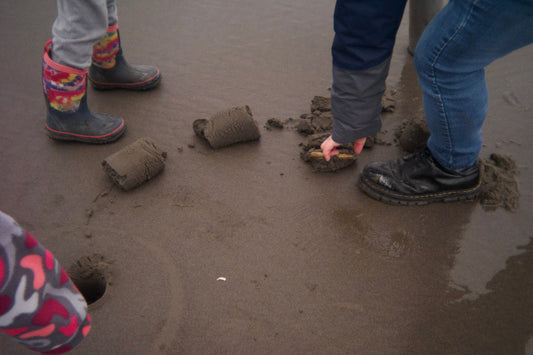 Rain Clam Sand @ Seaside, OR - 07